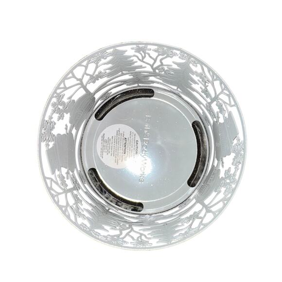 Bath & Body Works 3 Wick Candle Holder Christmas Snowman Trees Holiday NWT - Picture 5 of 6